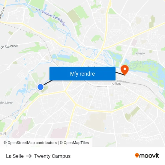 La Selle to Twenty Campus map