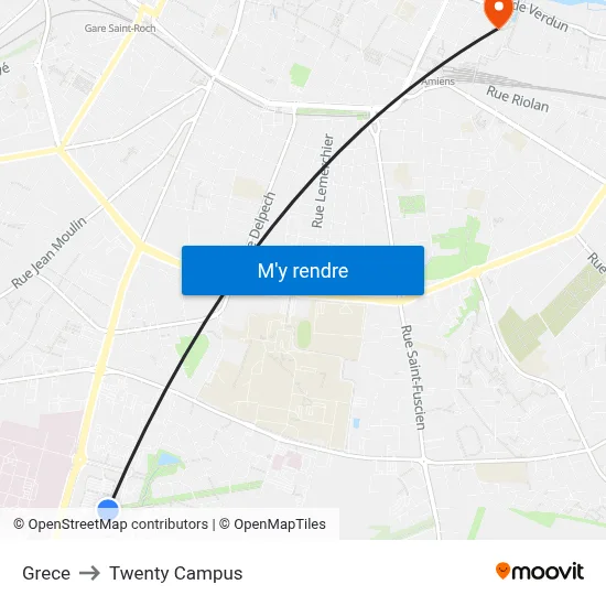 Grece to Twenty Campus map