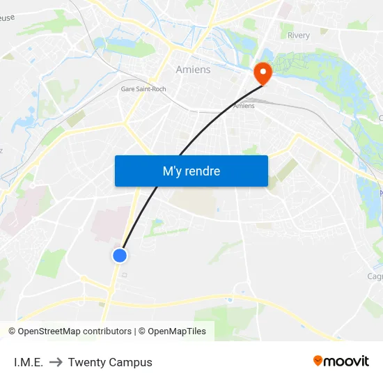 I.M.E. to Twenty Campus map