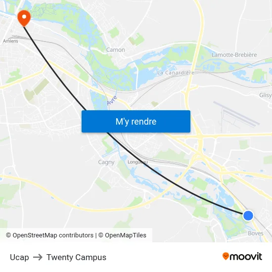 Ucap to Twenty Campus map