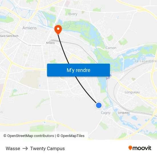 Wasse to Twenty Campus map