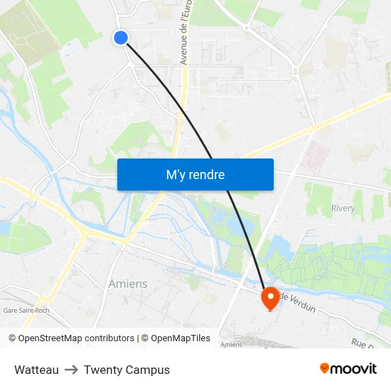 Watteau to Twenty Campus map