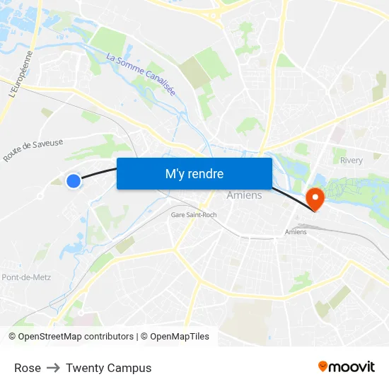 Rose to Twenty Campus map