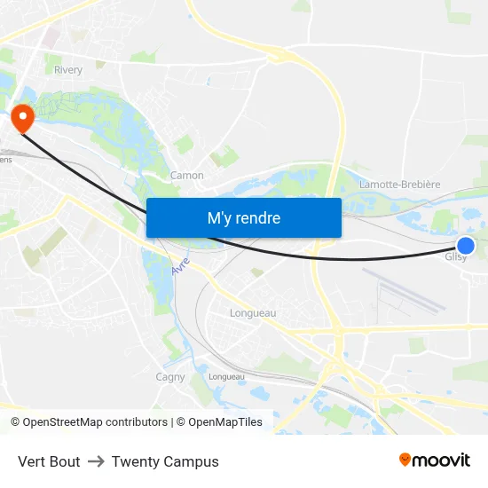 Vert Bout to Twenty Campus map