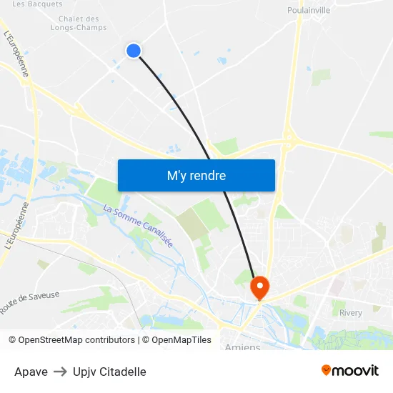 Apave to Upjv Citadelle map