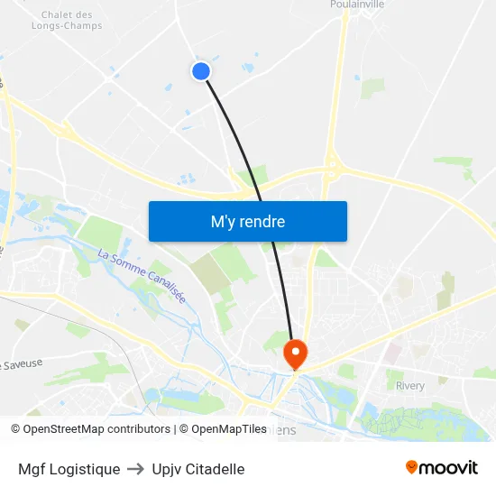 Mgf Logistique to Upjv Citadelle map