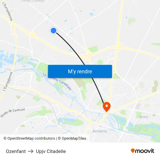 Ozenfant to Upjv Citadelle map