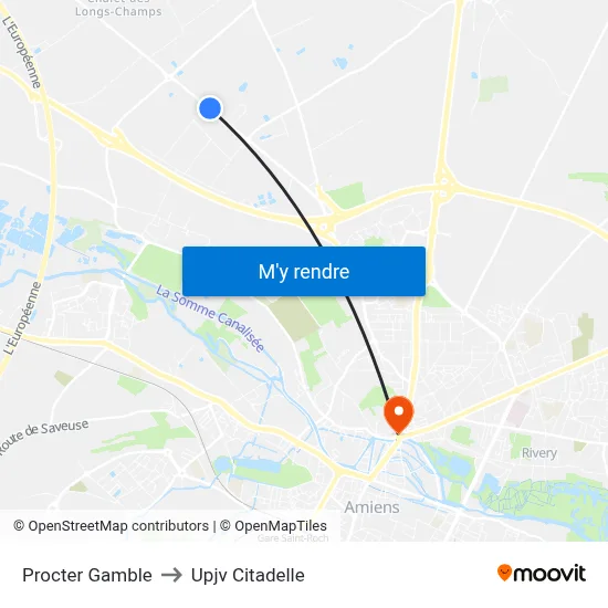 Procter Gamble to Upjv Citadelle map