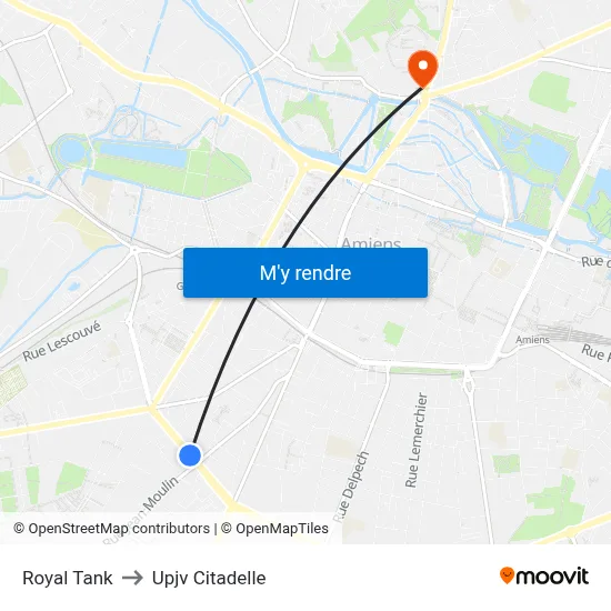 Royal Tank to Upjv Citadelle map