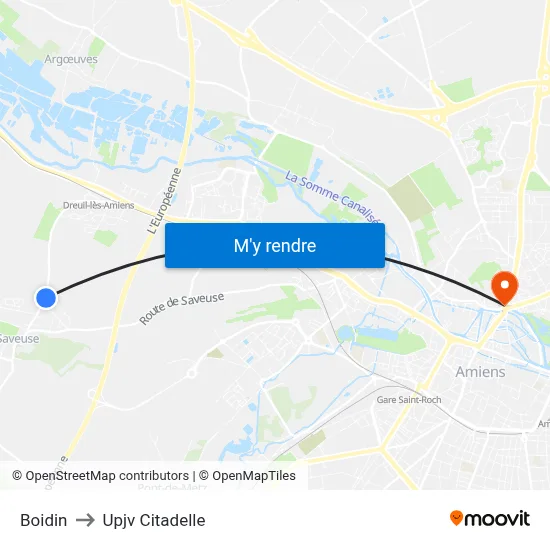 Boidin to Upjv Citadelle map