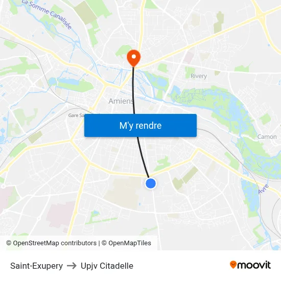 Saint-Exupery to Upjv Citadelle map