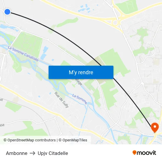 Ambonne to Upjv Citadelle map