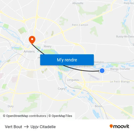 Vert Bout to Upjv Citadelle map
