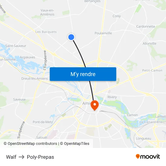 Walf to Poly-Prepas map