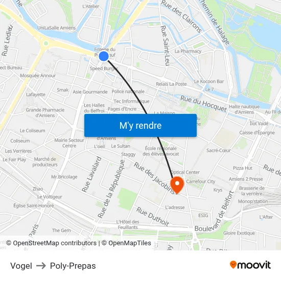 Vogel to Poly-Prepas map