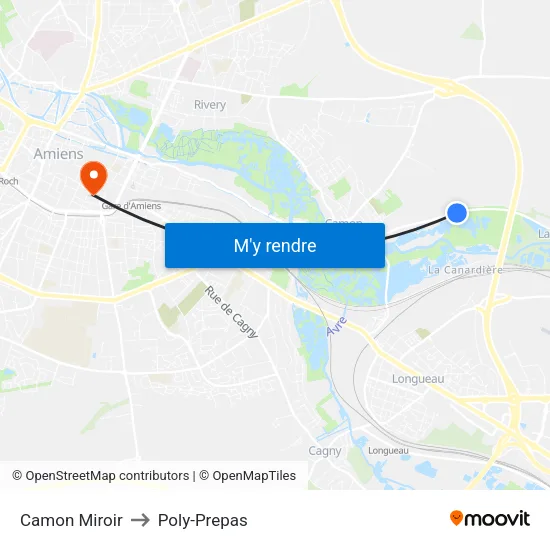 Camon Miroir to Poly-Prepas map