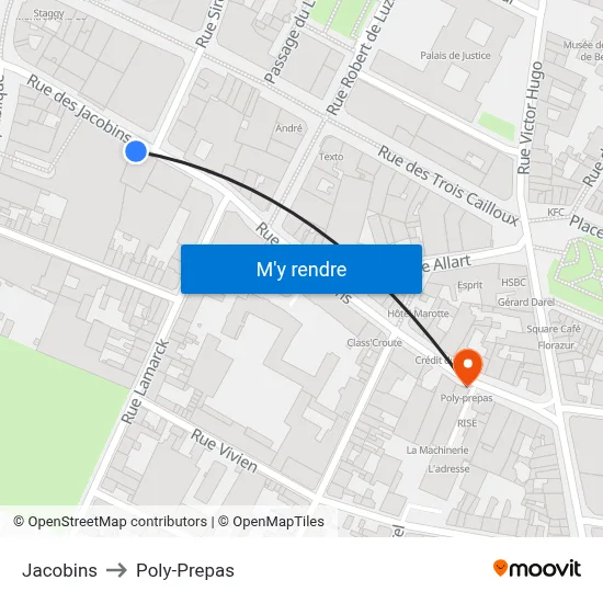 Jacobins to Poly-Prepas map