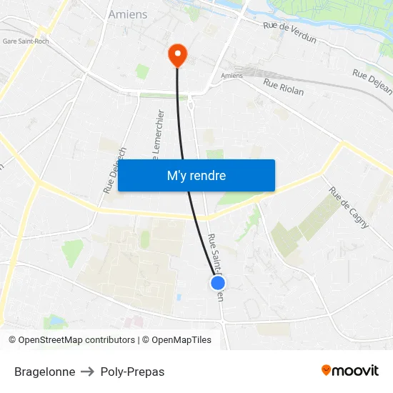 Bragelonne to Poly-Prepas map