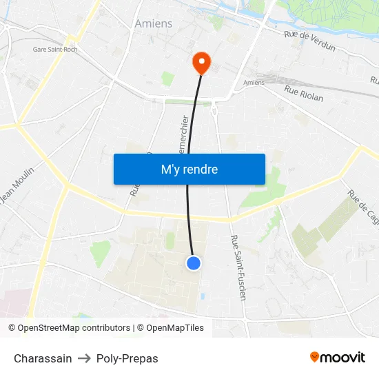Charassain to Poly-Prepas map