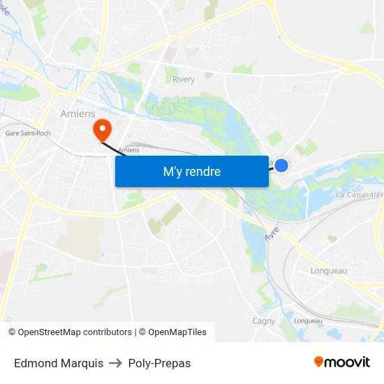 Edmond Marquis to Poly-Prepas map