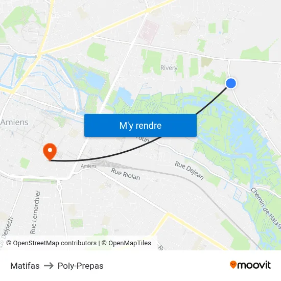 Matifas to Poly-Prepas map