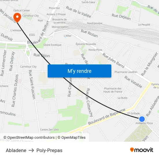 Abladene to Poly-Prepas map