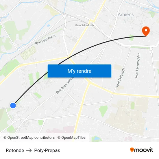 Rotonde to Poly-Prepas map