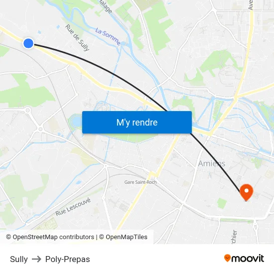 Sully to Poly-Prepas map
