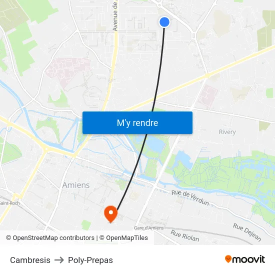 Cambresis to Poly-Prepas map