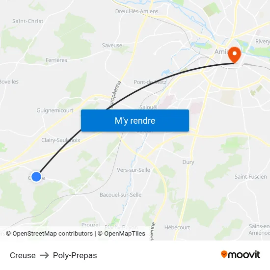 Creuse to Poly-Prepas map