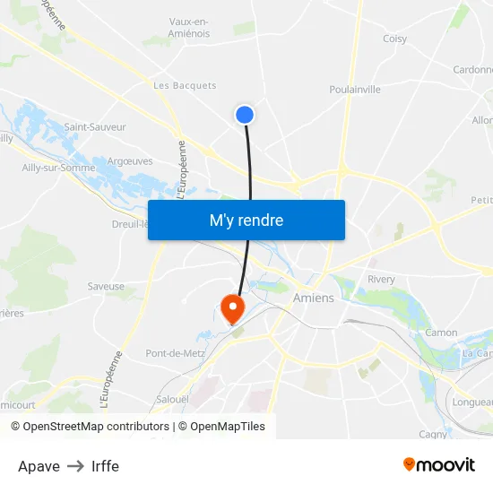 Apave to Irffe map