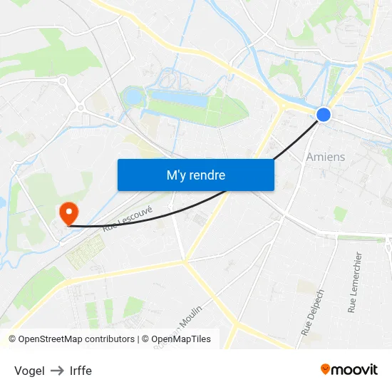 Vogel to Irffe map
