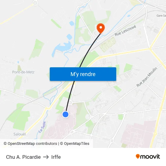 Chu A. Picardie to Irffe map