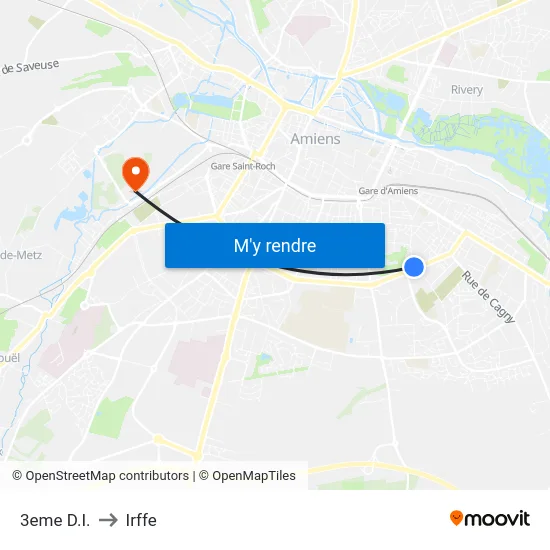 3eme D.I. to Irffe map