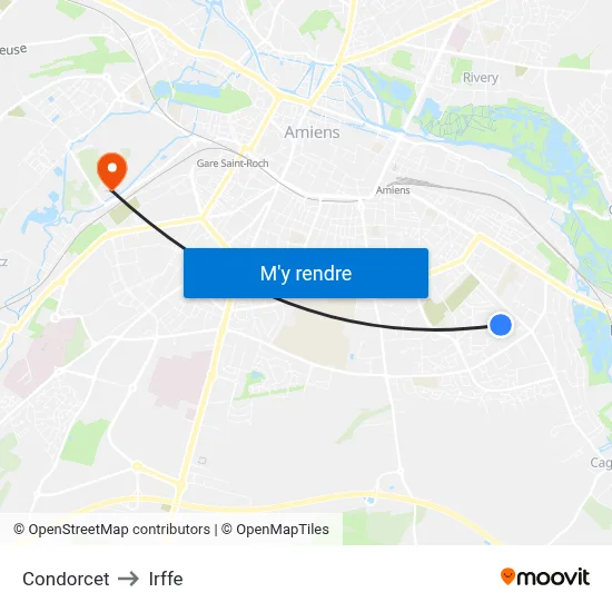 Condorcet to Irffe map