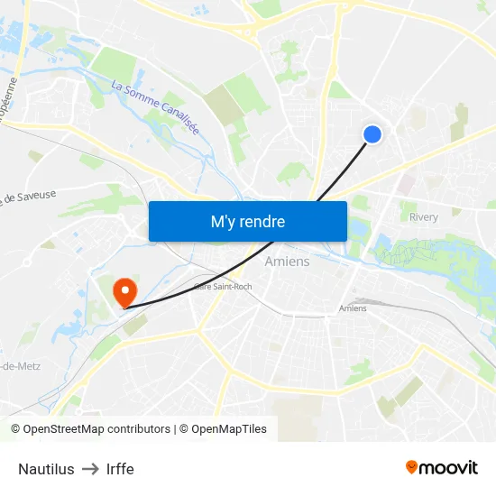 Nautilus to Irffe map