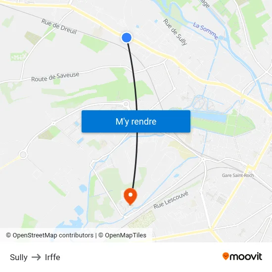 Sully to Irffe map