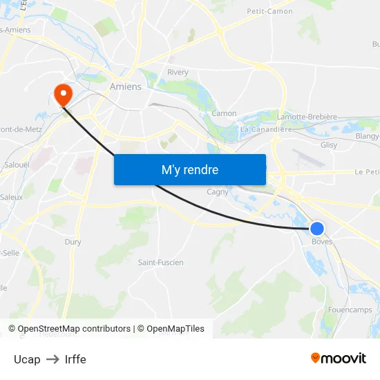 Ucap to Irffe map