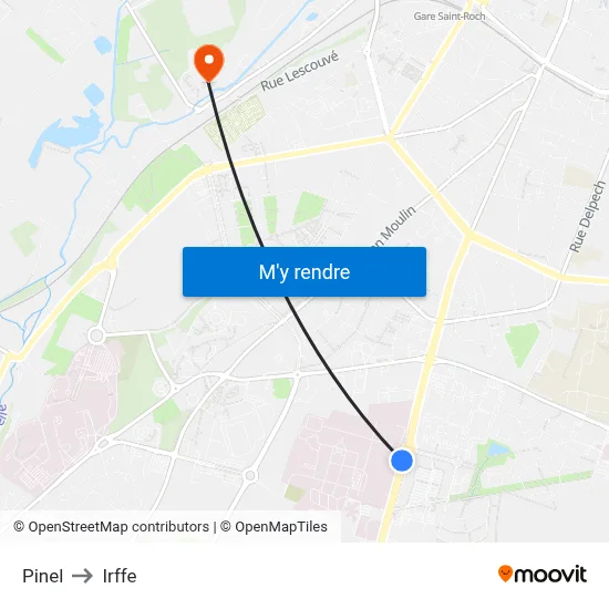 Pinel to Irffe map