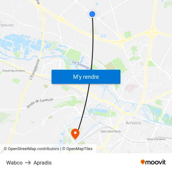 Wabco to Apradis map