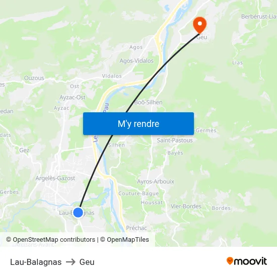 Lau-Balagnas to Geu map