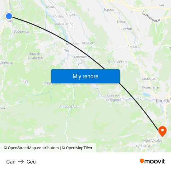 Gan to Geu map