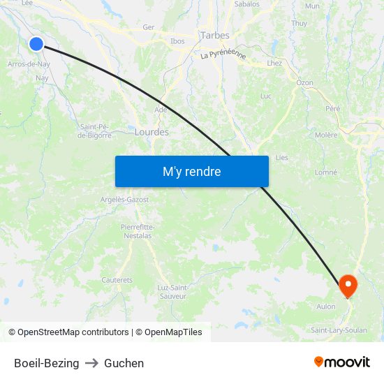 Boeil-Bezing to Guchen map