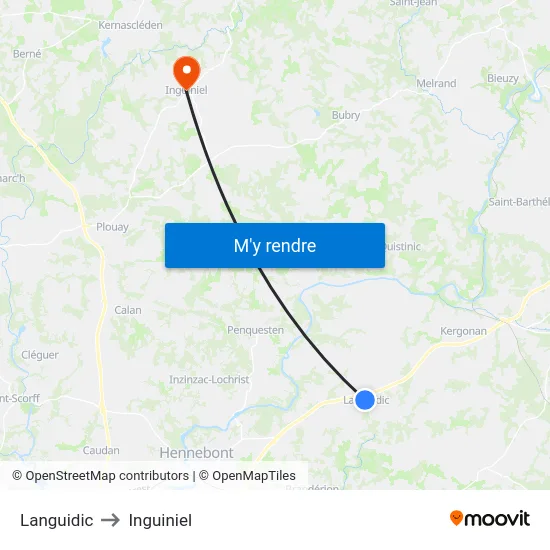 Languidic to Inguiniel map