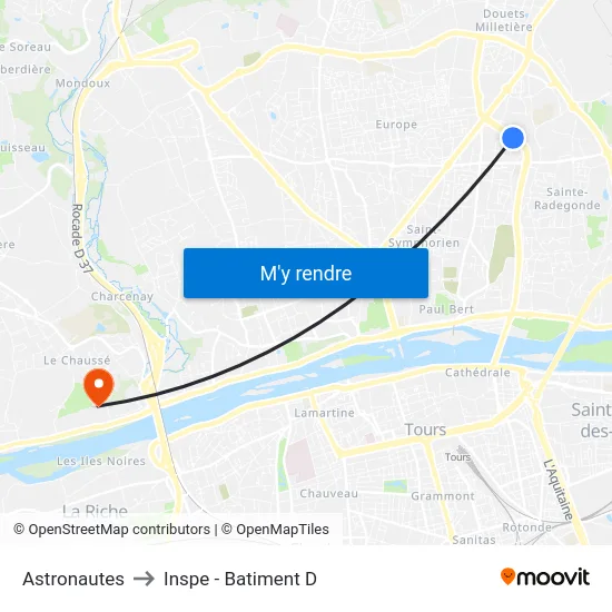 Astronautes to Inspe - Batiment D map