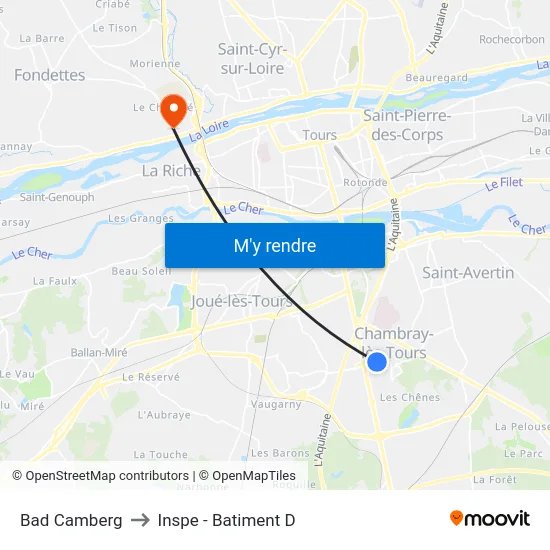 Bad Camberg to Inspe - Batiment D map