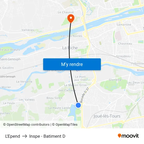 L'Epend to Inspe - Batiment D map