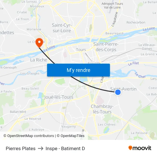 Pierres Plates to Inspe - Batiment D map