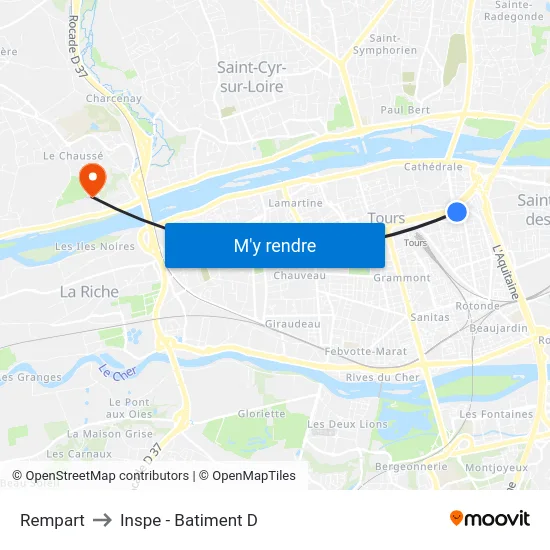 Rempart to Inspe - Batiment D map