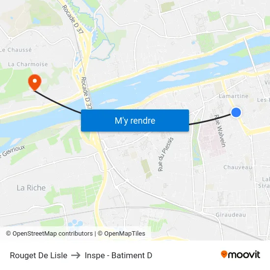 Rouget De Lisle to Inspe - Batiment D map